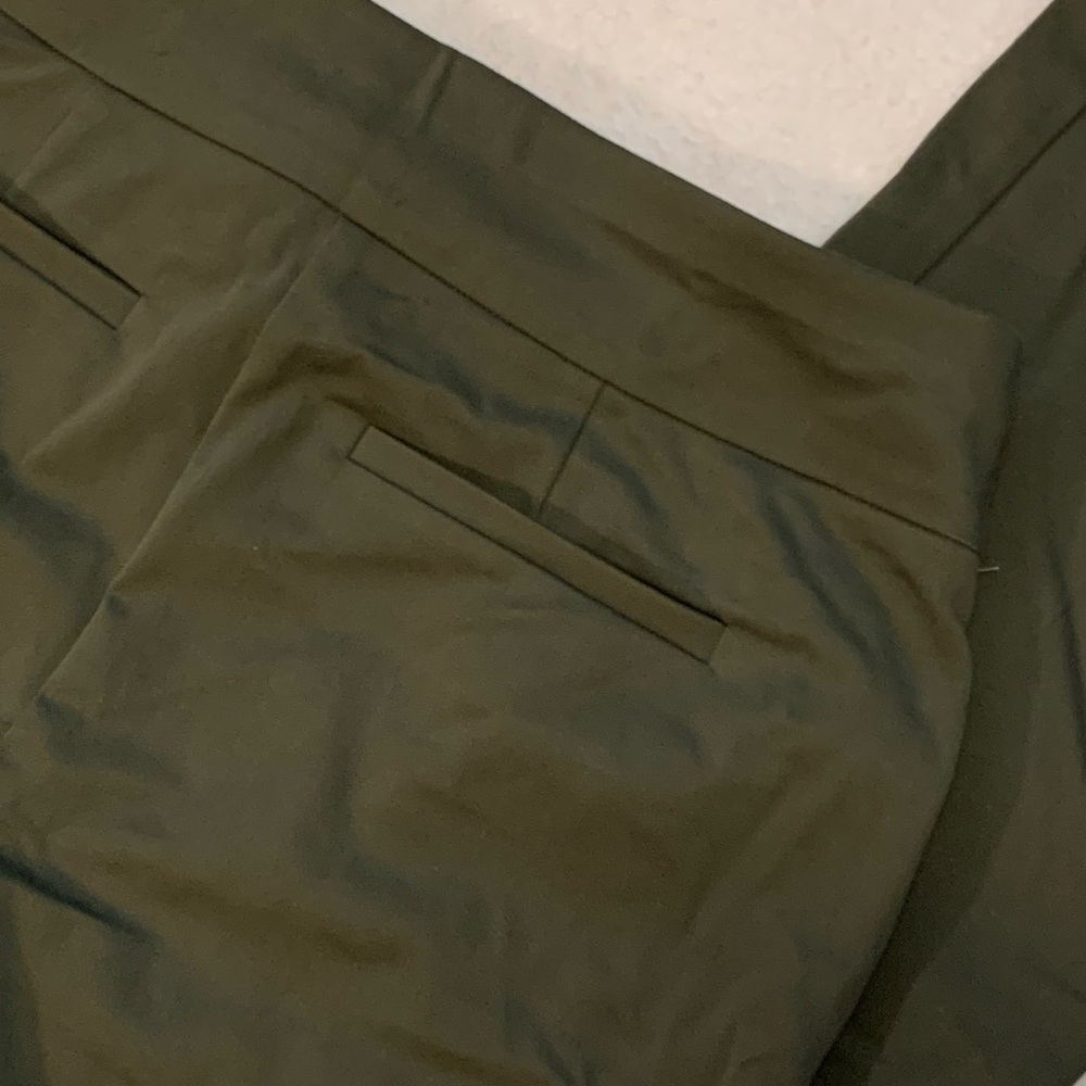 Croft & Barrow Effortless Stretch Pull-On Straight Leg Pants Olive Green NWOT - Picture 5 of 7